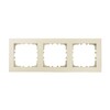 Миниатюра фото рамка 3-постовая lk studio (бежевый матовый) lk80 flat, 844302-1 | 220svet.ru