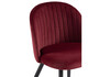 Миниатюра фото обеденная группа woodville cельда black / wine red 579064 | 220svet.ru