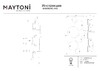 Миниатюра фото настенный светильник maytoni lovetann mod082wl-04g | 220svet.ru