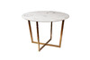 Миниатюра фото стол обеденный круглый garda decor 33fs-dt3022-bbs | 220svet.ru