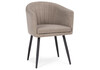 Миниатюра фото стул woodville валета капучино / черный 504201 | 220svet.ru