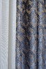Миниатюра фото портьера голубая garda decor 121gd-ton09-port gol | 220svet.ru