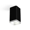 Миниатюра фото комплект накладного светильника ambrella light techno spot xs7821001 sbk/swh черный песок/белый песок (c7821, n7701) | 220svet.ru