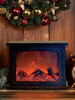 Миниатюра фото фигурка светодиодная «камин» 21x28см uniel uld-l2821-005/dnb/red brown fireplace ul-00007291 | 220svet.ru