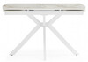 Миниатюра фото керамический стол woodville катчел-2 120(180)x80 calacatta gold / белый 632671 | 220svet.ru