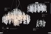Миниатюра фото подвесная люстра crystal lux tenerife sp9 silver | 220svet.ru