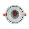 Миниатюра фото встраиваемый светодиодный светильник arte lamp apertura a3310pl-1wh | 220svet.ru