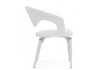 Миниатюра фото стул на металлокаркасе woodville palma white / white and gold 15929 | 220svet.ru