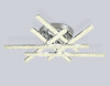 Миниатюра фото потолочный светодиодный светильник с пультом ambrella light acrylica fa8898 | 220svet.ru