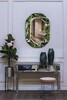 Миниатюра фото зеркало в зеленой зеркальной раме garda decor kfg079 | 220svet.ru