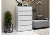 Миниатюра фото комод woodville идена км06-700  белое 528883 | 220svet.ru
