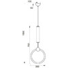 Миниатюра фото подвесной светильник vele luce margarita vl7303p11 | 220svet.ru