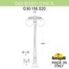 Миниатюра фото садово-парковый фонарь fumagalli gig bisso/g300 2l dn g30.156.s20.vxe27dn | 220svet.ru