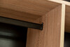Миниатюра фото шкаф двухдверный с полками garda decor gd-10013/1-3(тонировка) | 220svet.ru