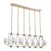 Миниатюра фото подвесная люстра newport 4408+6/s gold м0064728 | 220svet.ru