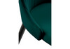 Миниатюра фото стул на металлокаркасе woodville kora green / black 15096 | 220svet.ru