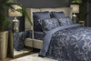 Миниатюра фото пододеяльник принт тенсель магнолия cиний 220*200 garda decor 144hf-10412 | 220svet.ru