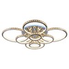 Миниатюра фото потолочная светодиодная люстра profit light 8052/8 chr | 220svet.ru