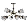 Миниатюра фото потолочная люстра на штанге lumion abris 8191/9c черный | 220svet.ru