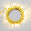Миниатюра фото гирлянда нить 10м тепло-белая 24в, 100 led, провод золотой каучук 2,3мм, ip65 ltc eco100-2-1ww | 220svet.ru