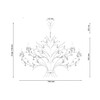 Миниатюра фото подвесная люстра lucia tucci fiori di rose 1770.24 | 220svet.ru