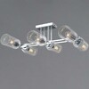 Миниатюра фото потолочная люстра illumico il0780-6csq-25 cr naples | 220svet.ru