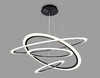 Миниатюра фото подвесной светодиодный светильник с пультом ду ambrella light acrylica fa4365 | 220svet.ru