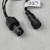 Миниатюра фото гирлянда бахрома 3,1 x 0,5 м зеленая 220в, 150 led, провод черный пвх, ip54 ltc pil150-11-2g | 220svet.ru