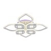 Миниатюра фото потолочная светодиодная люстра profit light 8439/4+4a wht | 220svet.ru