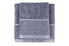 Миниатюра фото полотенце орсетто графит 50*90 garda decor 119val-01117 | 220svet.ru