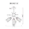 Миниатюра фото потолочная люстра myfar linda mr1862-3c | 220svet.ru