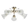 Миниатюра фото потолочная люстра на штанге de city флора 670011005 | 220svet.ru
