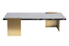 Миниатюра фото стол журнальный garda decor 33fs-ct1470-bbs | 220svet.ru