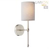 Миниатюра фото бра lumion latti 8262/1w никель | 220svet.ru