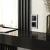 Миниатюра фото рамка из стекла на 2 поста werkel senso серебряный soft-touch w0023106 | 220svet.ru