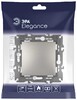 Миниатюра фото выключатель эра elegance 14-1101-16 , 10ах-250в, титан б0065782 | 220svet.ru