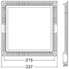 Миниатюра фото встраиваемый светильник deko-light led panel square 20 565163 | 220svet.ru