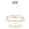 Миниатюра фото подвесной светодиодный светильник crystal lux musika sp100w led chrome | 220svet.ru