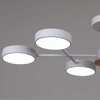 Миниатюра фото светильник потолочный reluce 03335-0.3-06 wh+wood | 220svet.ru