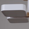 Миниатюра фото светильник потолочный reluce 03359-0.3-06 wh+wood | 220svet.ru