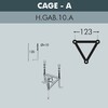 Миниатюра фото садовый светильник-столбик fumagalli aloe`.r/g250 1l g25.163.s10.aze27 | 220svet.ru