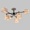 Миниатюра фото потолочная люстра imex md.4212-6-s-bk+ab | 220svet.ru