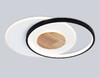 Миниатюра фото потолочный светодиодный светильник  ambrella light linetech fl fl4789 wh/bk/wd | 220svet.ru