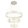 Миниатюра фото подвесной светодиодный светильник crystal lux musika sp150w led chrome | 220svet.ru