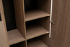 Миниатюра фото шкаф двухдверный garda decor gd-10013/2-3 | 220svet.ru