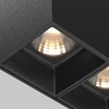 Миниатюра фото накладной светодиодный светильник maytoni alfa led c065cl-02-l12w3k-b | 220svet.ru