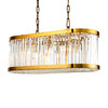 Миниатюра фото люстра welles 8 brass delight collection | 220svet.ru