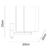 Миниатюра фото бра arte lamp a3479ap-1cc | 220svet.ru