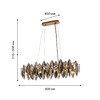 Миниатюра фото подвесная люстра favourite glans 4303-8pc | 220svet.ru