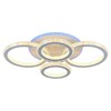 Миниатюра фото потолочная светодиодная люстра profit light 8017/2+2 wht | 220svet.ru